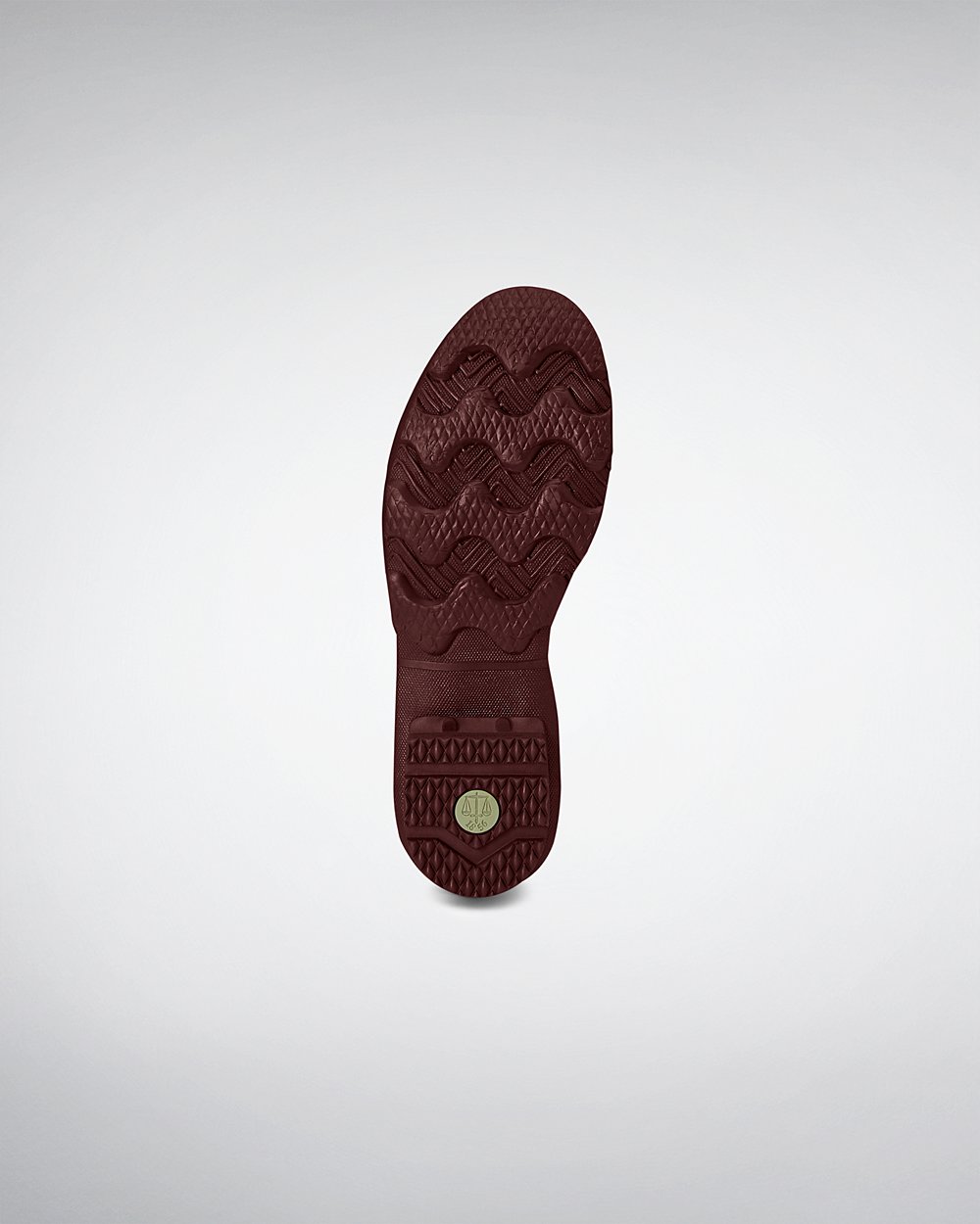 Wysokie Gumowce Damskie - Hunter Norris Field - Fioletowe Czerwone - LXHT-68250